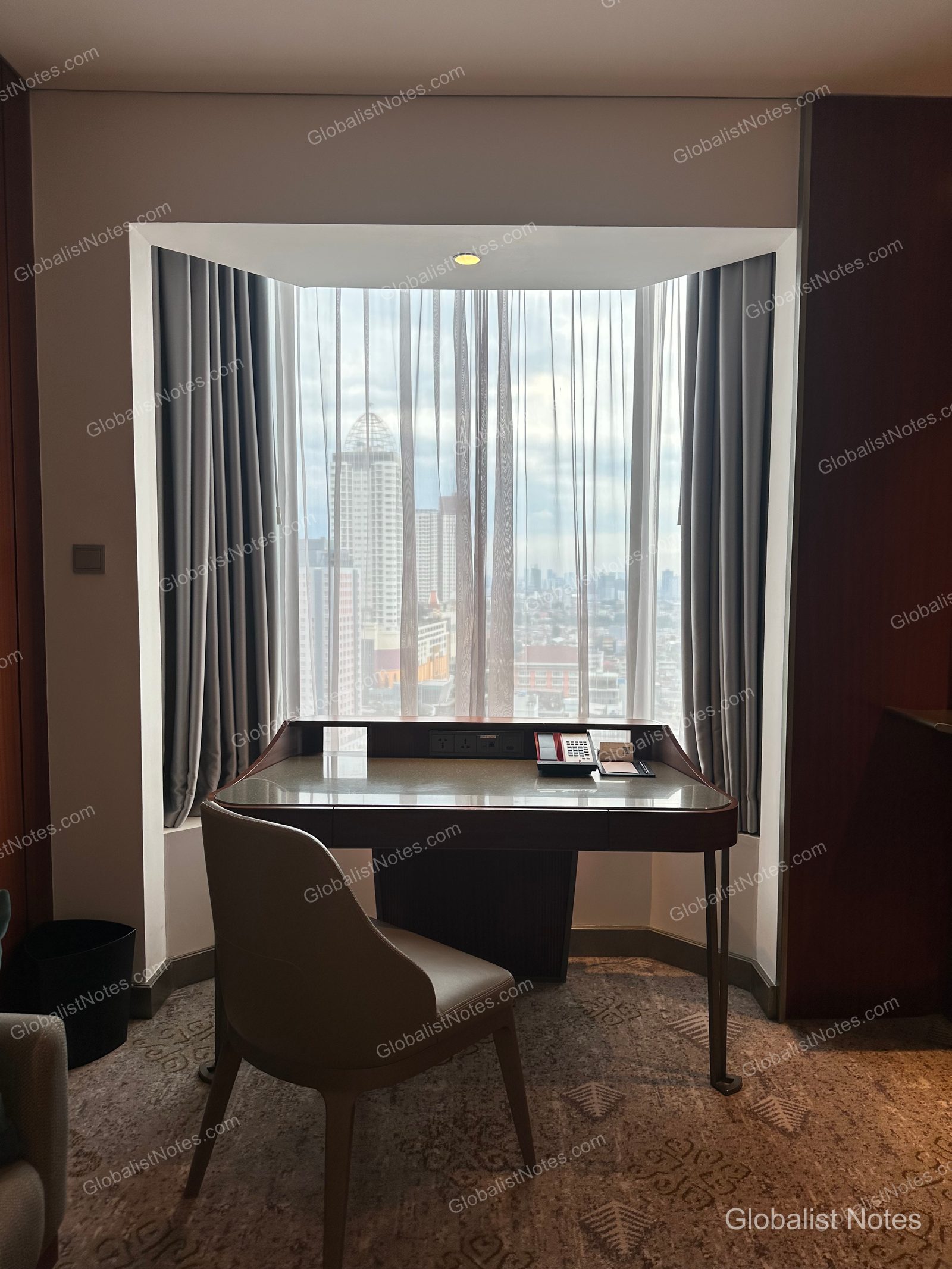 The Club Access King Room where we stayed for the first two days. The desk overlooking the Jakarta city skyline and the comfortable bed made it easy to recover from travel fatigue.